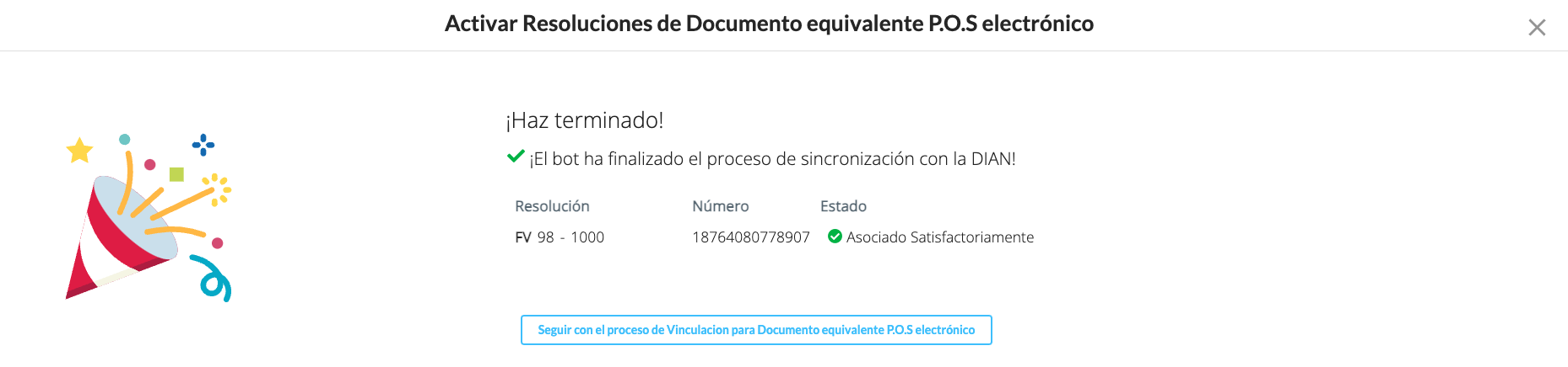 ¿Cómo asociar una Numeración para crear documento equivalente POS ...