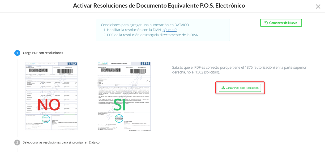 ¿Cómo asociar una Numeración para crear documento equivalente POS ...