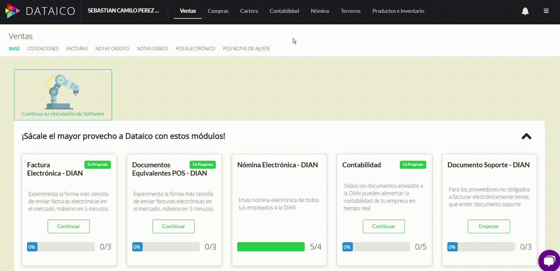 ¿Cómo activar y conectar Dataico con la DIAN para hacer facturación ...
