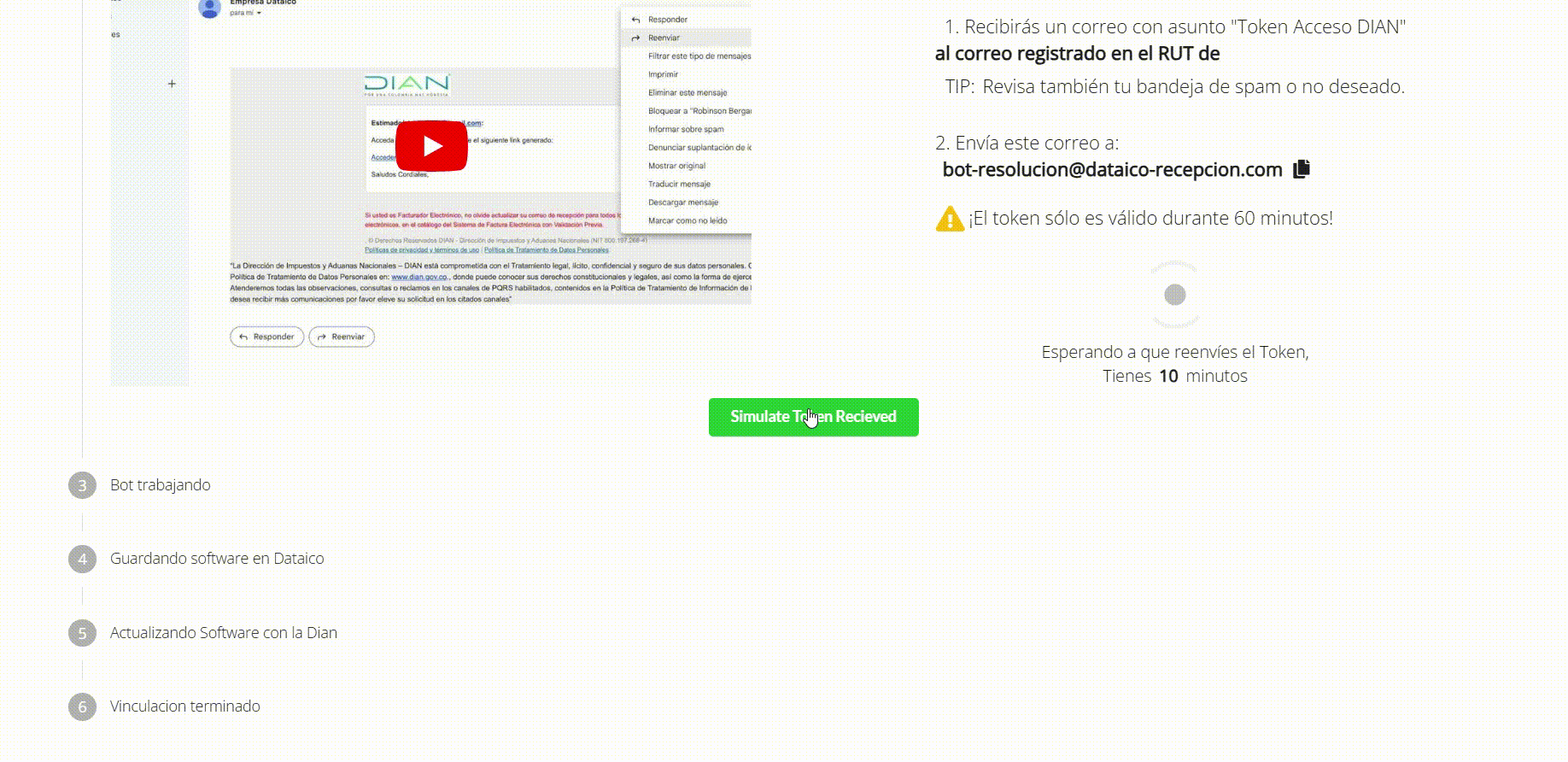 ¿Cómo activar y conectar Dataico con la DIAN para hacer facturación ...
