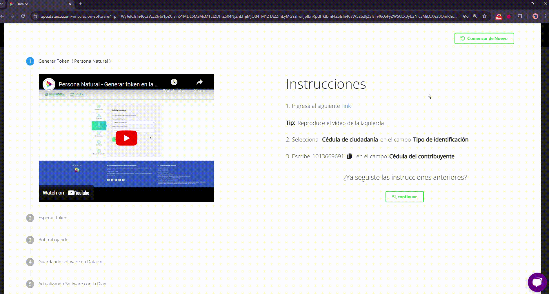 ¿Cómo activar y conectar Dataico con la DIAN para hacer documento ...